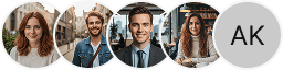 Avatars d'investisseurs dans la section notation